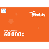 [E-VOUCHER] Rabity - Phiếu quà tặng Rabity 50k