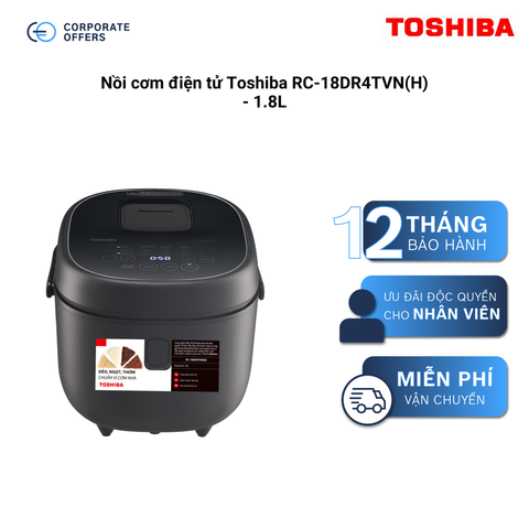 Nồi cơm điện tử Toshiba RC-18DR4TVN(H) - 1.8L
