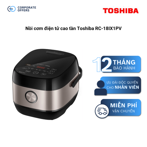 Nồi cơm điện tử cao tần Toshiba RC-18IX1PV