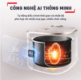 Nồi cơm điện tử Tefal Rice Mate Mini 0.7L RK515168 (Tặng 1 Dao gọt trái cây Tefal Comfort 9cm)