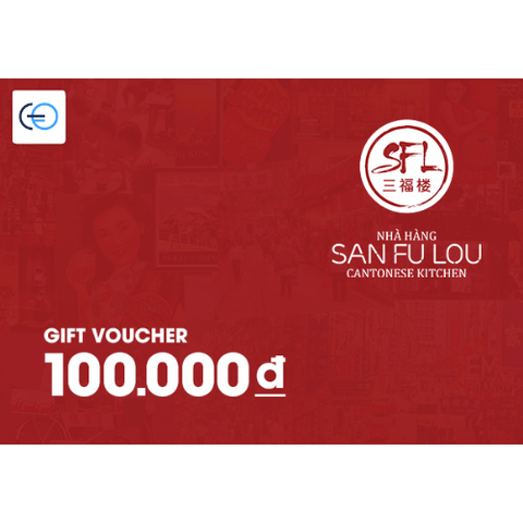 [E-VOUCHER] San Fu Lou - Phiếu quà tặng San Fu Lou 100k