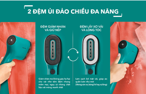 Bàn ủi hơi nước cầm tay Pure Pop Tefal DT2026E1 -  Vàng (Tặng 1 Hộp nhựa vuông Tefal Masterseal 0.8L)