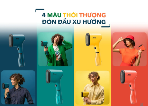 Bàn ủi hơi nước cầm tay Pure Pop Tefal DT2026E1 -  Vàng (Tặng 1 Hộp nhựa vuông Tefal Masterseal 0.8L)