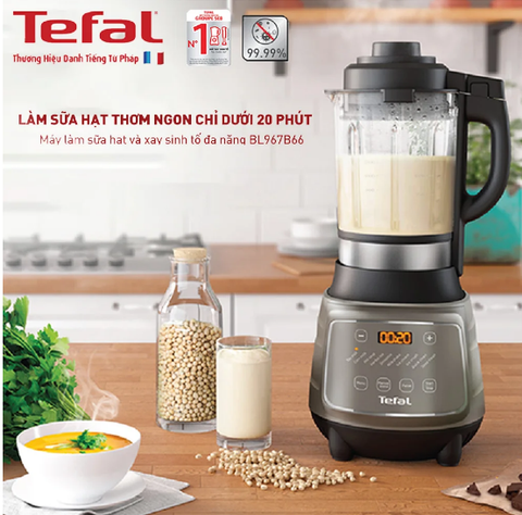 Máy xay sinh tố, làm sữa hạt Tefal - BL967B66