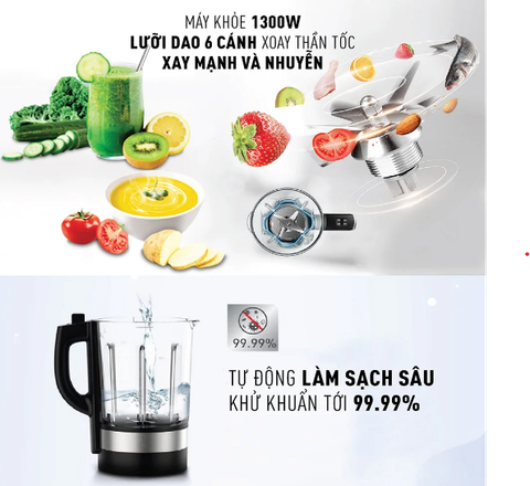 Máy xay sinh tố, làm sữa hạt Tefal - BL967B66