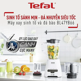 Máy xay sinh tố Tefal BlendForce+ Piano BL47YB66 - Xám (Tặng 1 Dao gọt trái cây Tefal Comfort 9cm)