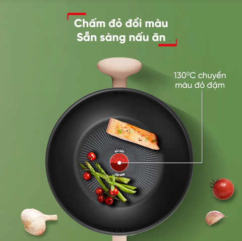Bộ chảo 20cm, chảo sâu 28cm, nồi 24, xẻng, vá Tefal So Matcha