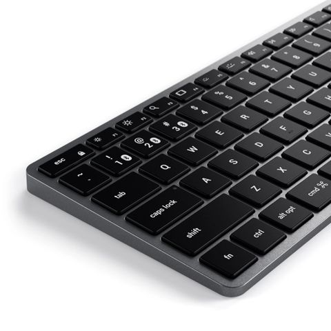 Bàn phím bluetooth Satechi Slim có đèn nền (Màu Xám)