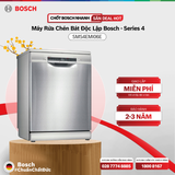 Máy Rửa Chén Bát Độc Lập Bosch SMS4EMI06E - Series 4