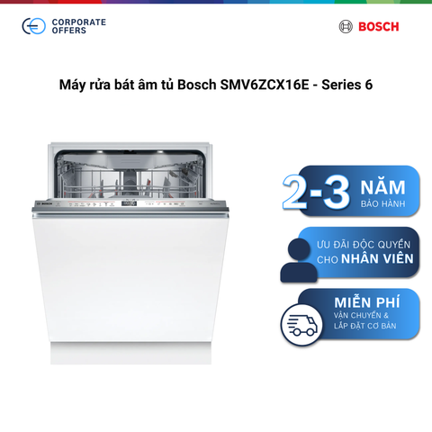 Máy rửa bát âm tủ Bosch SMV6ZCX16E - Series 6