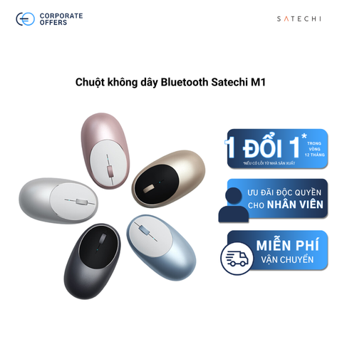 Chuột không dây bluetooth Satechi M1