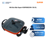 Nồi lẩu điện Supor H30FK802VN-136 5L