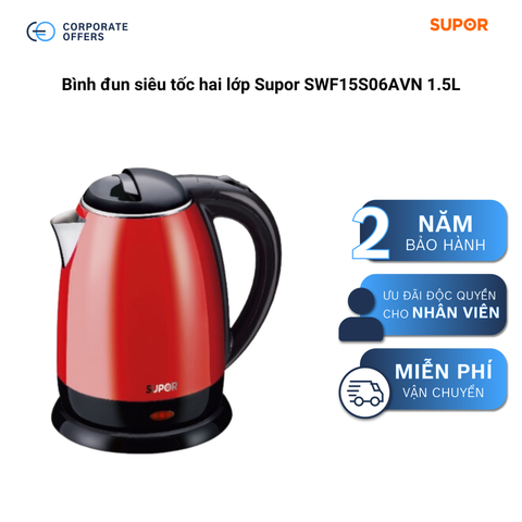 Bình đun siêu tốc hai lớp Supor SWF15S06AVN 1.5L