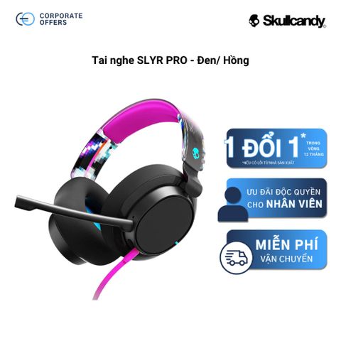 Tai nghe SLYR PRO - Đen/ Hồng