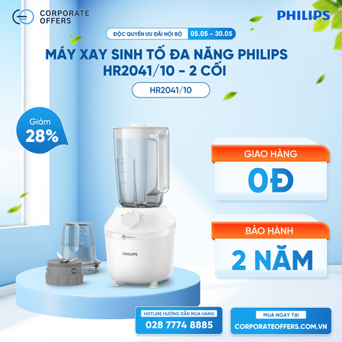 Máy xay sinh tố đa năng Philips HR2041/10