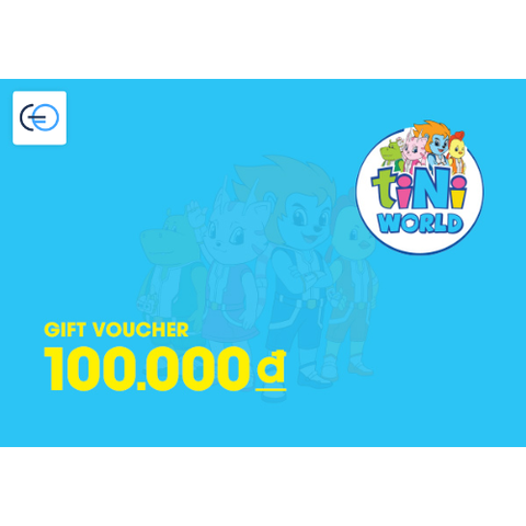 [E-VOUCHER] tiNiWorld - Phiếu quà tặng tiNiWorld 100k