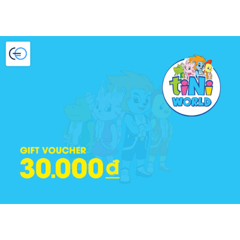[E-VOUCHER] tiNiWorld - Phiếu quà tặng tiNiWorld 30k
