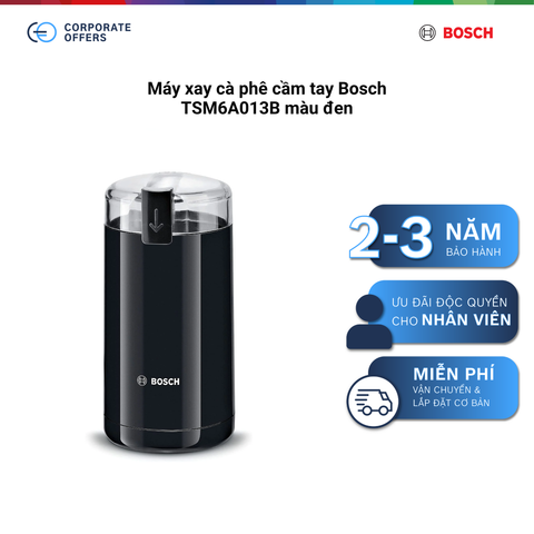 Máy xay cà phê cầm tay Bosch TSM6A013B màu đen
