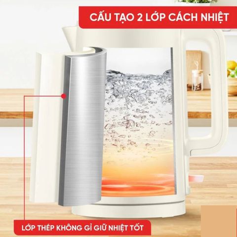 Bình đun siêu tốc Tefal Colour KO1408E0 - 1.5L - Black