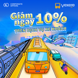 [E-VOUCHER] VEREXE - GIẢM 10% TRÊN DỊCH VỤ XE KHÁCH