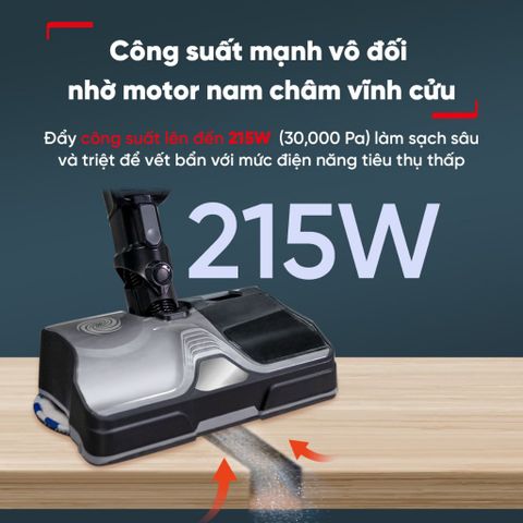 Máy hút bụi lau sàn không dây Tefal X-Combo GF3039KO