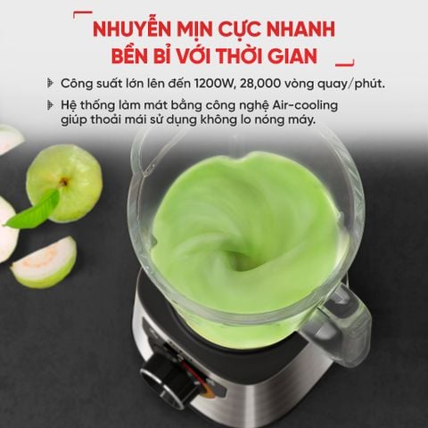 Máy xay sinh tố, làm sữa hạt Tefal PerfectMix BL871D31 (Tặng 1 Dao gọt trái cây Tefal Comfort  K2213504 - 9cm)