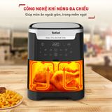 Nồi chiên không dầu Tefal 2in1 Easy Fry Grill 6.5L XXL EY801D15