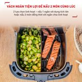 Nồi chiên không dầu Tefal 2in1 Easy Fry Grill 6.5L XXL EY801D15