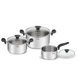 Bộ nồi Tefal Primary 16/20/24cm (Tặng 1 Dao gọt trái cây Tefal Comfort 9cm)
