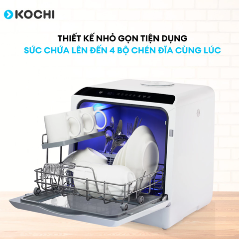 Máy rửa chén bát để bàn thông minh Kochi C400