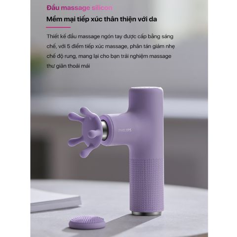 Súng massage fascial gun Philips PPM7311