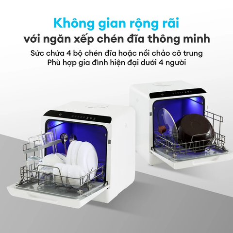 Máy rửa chén bát để bàn thông minh Kochi C300