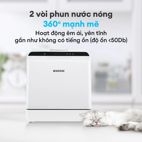 Máy rửa chén bát để bàn thông minh Kochi C300
