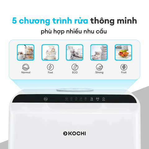 Máy rửa chén bát để bàn thông minh Kochi C300