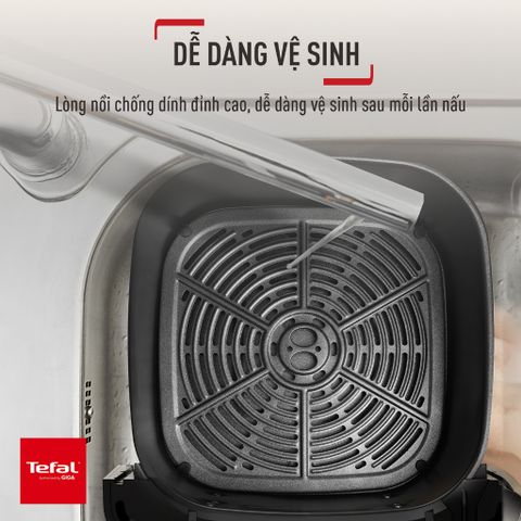 Nồi chiên không dầu Tefal Mega EY8558E0 7.5L - Black