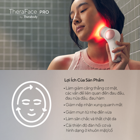Máy massage TheraFace PRO - EU/UK - có gel đi kèm