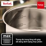 Bộ 2 nồi Inox cao cấp Tefal Cook Eat B921S224, quánh 16cm/nồi 20cm