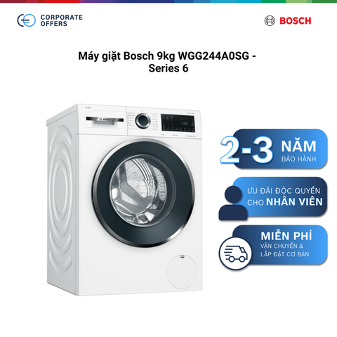 Máy giặt Bosch 9kg WGG244A0SG - Series 6