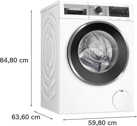 Máy giặt cửa trước Bosch 10kg WGG25400SG - Series 6 (trắng)