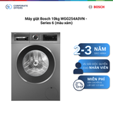 Máy giặt Bosch 10kg WGG254A0VN - Series 6 (màu xám)