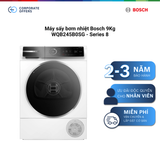 Máy sấy bơm nhiệt Bosch 9Kg WQB245B0SG - Series 8