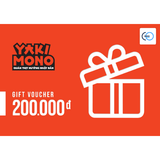[E-VOUCHER] Yakimono - Phiếu quà tặng Yakimono 200k