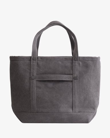  CRUISE TOTE BAG - WASHED CANVAS - DARK GREY 