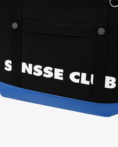  COLORBLOCK DAILY TOTE - TARPAULIN - BLACK/ BLUE 