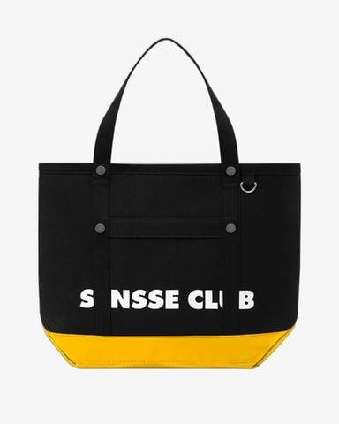  COLORBLOCK DAILY TOTE - TARPAULIN - BLACK/ BLUE 