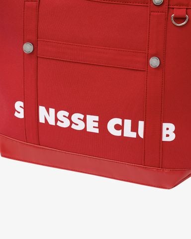  COLORBLOCK DAILY TOTE - TARPAULIN - RED / RED 