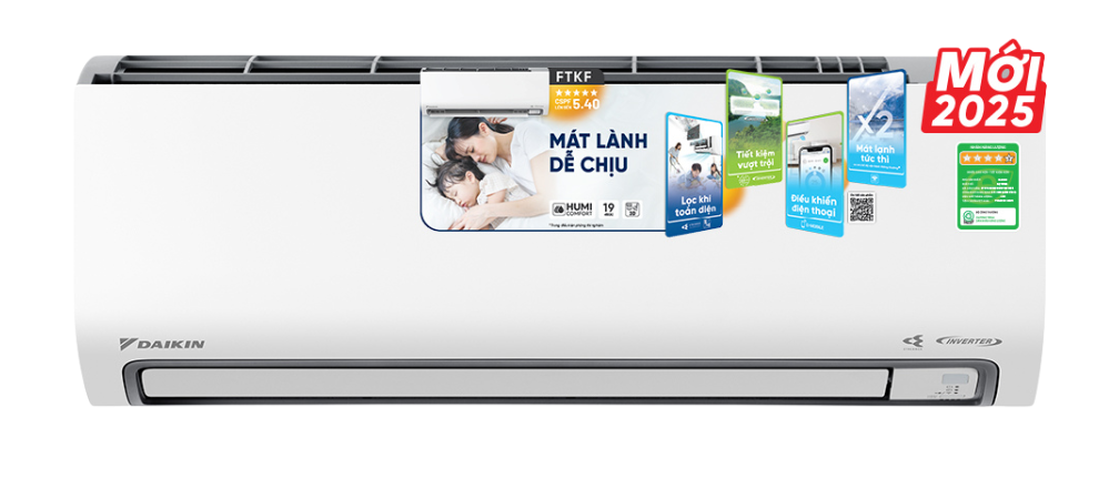  Máy lạnh treo tường Daikin Inverter FTKB50ZVMV/RKB50ZVMV - 2HP 