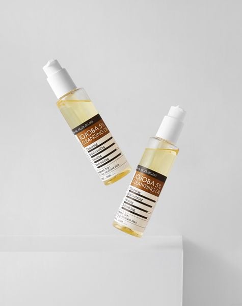  Dầu tẩy trang Sạch sâu makeup mụn đầu đen, bã nhờn DERMA FACTORY Jojoba 5% Cleansing Oil 150ml 