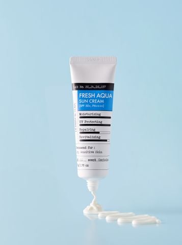  Kem chống nắng dạng Gel Dưỡng Ẩm DERMA FACTORY Fresh Aqua Sun Cream 50g 