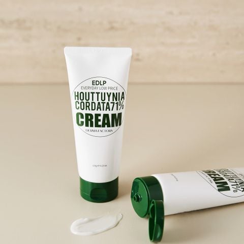  Kem dưỡng ẩm diếp cá Derma Factory Houttuynia Cordata 71% Cream 60g và 120g 